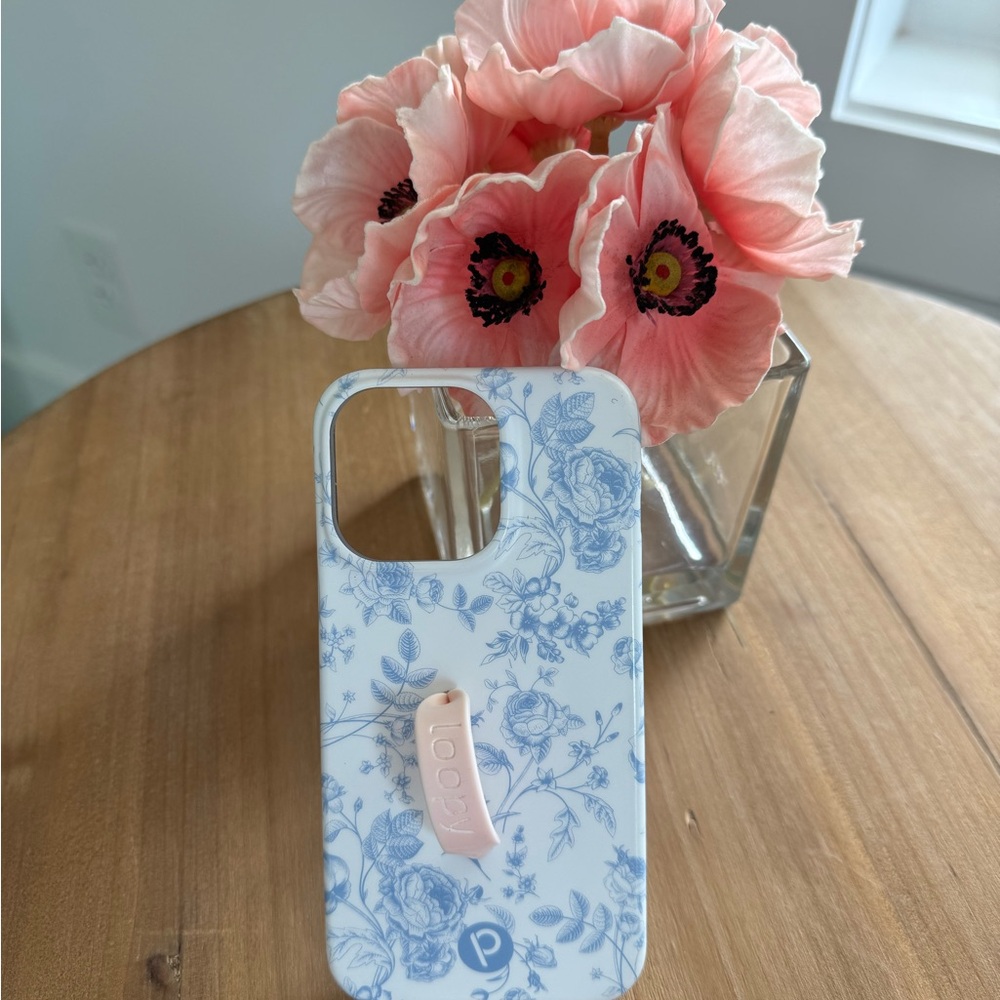 Loopy Case Blue Floral Phone Case IPhone 13 Pro